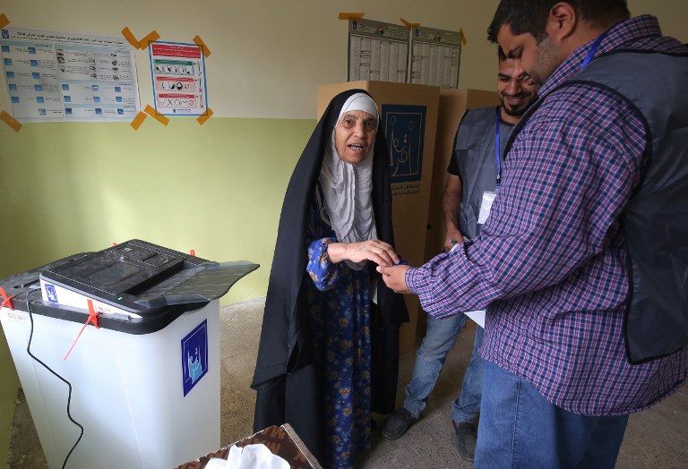 People in the Kurdistan Region and Iraq vote in the parliamentary elections across the country. (Photo: AFP)
